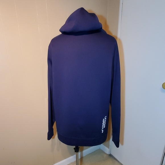Under Armour Blue & Gray Heavy Duty Hoodie - Picture 3 of 5